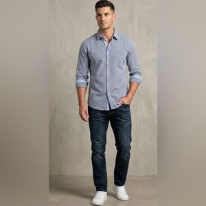 One90One Black and White Checkered Shirt. Select Item 3/$25.